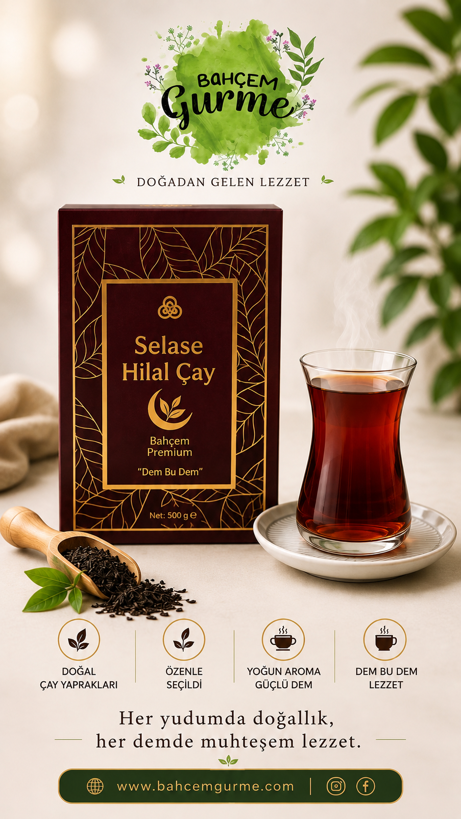 Bahçem Premium Çay - Görsel 3