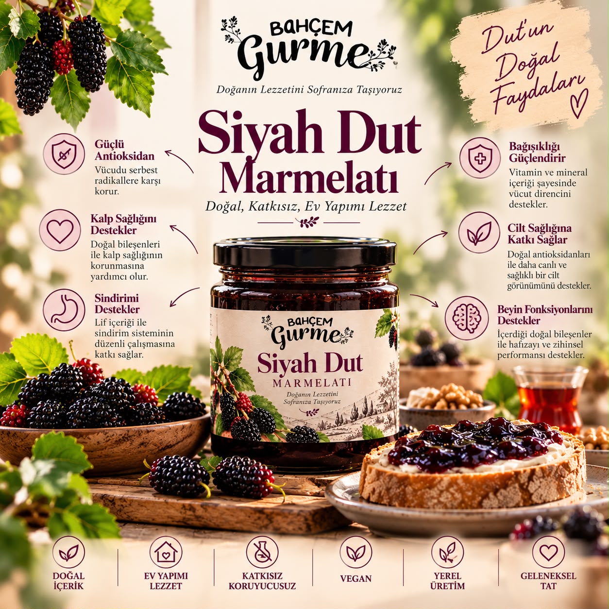 Siyah Dut Marmelatı - Görsel 3